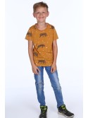 Boy\'s T-shirt with tigers, honey NDZ4504 - Online store - Boutique